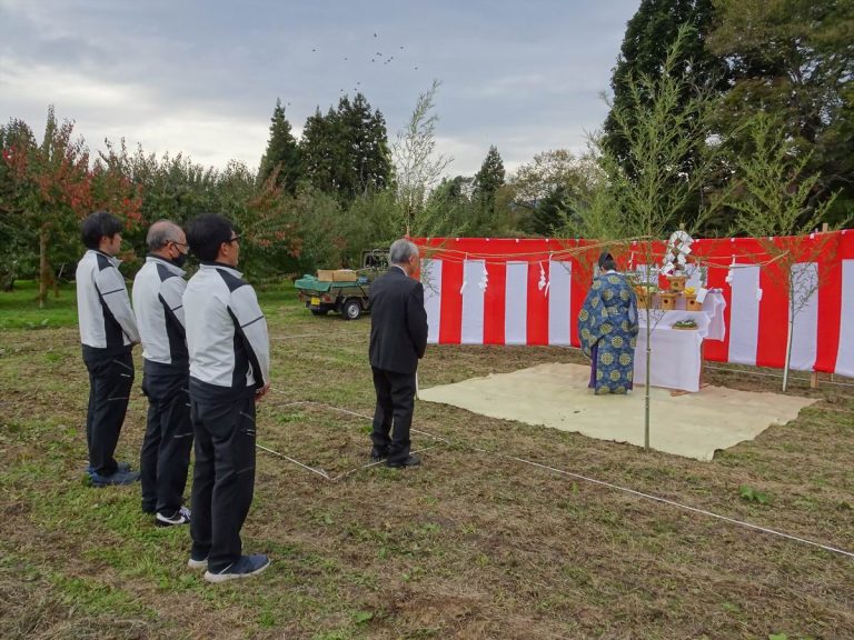 Kさん地鎮祭を行いました