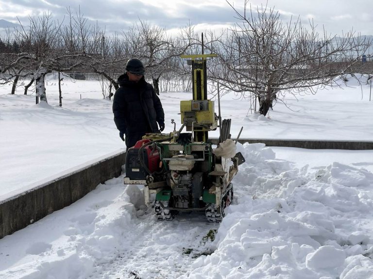 中野市＆飯山市で地盤調査、行いました！